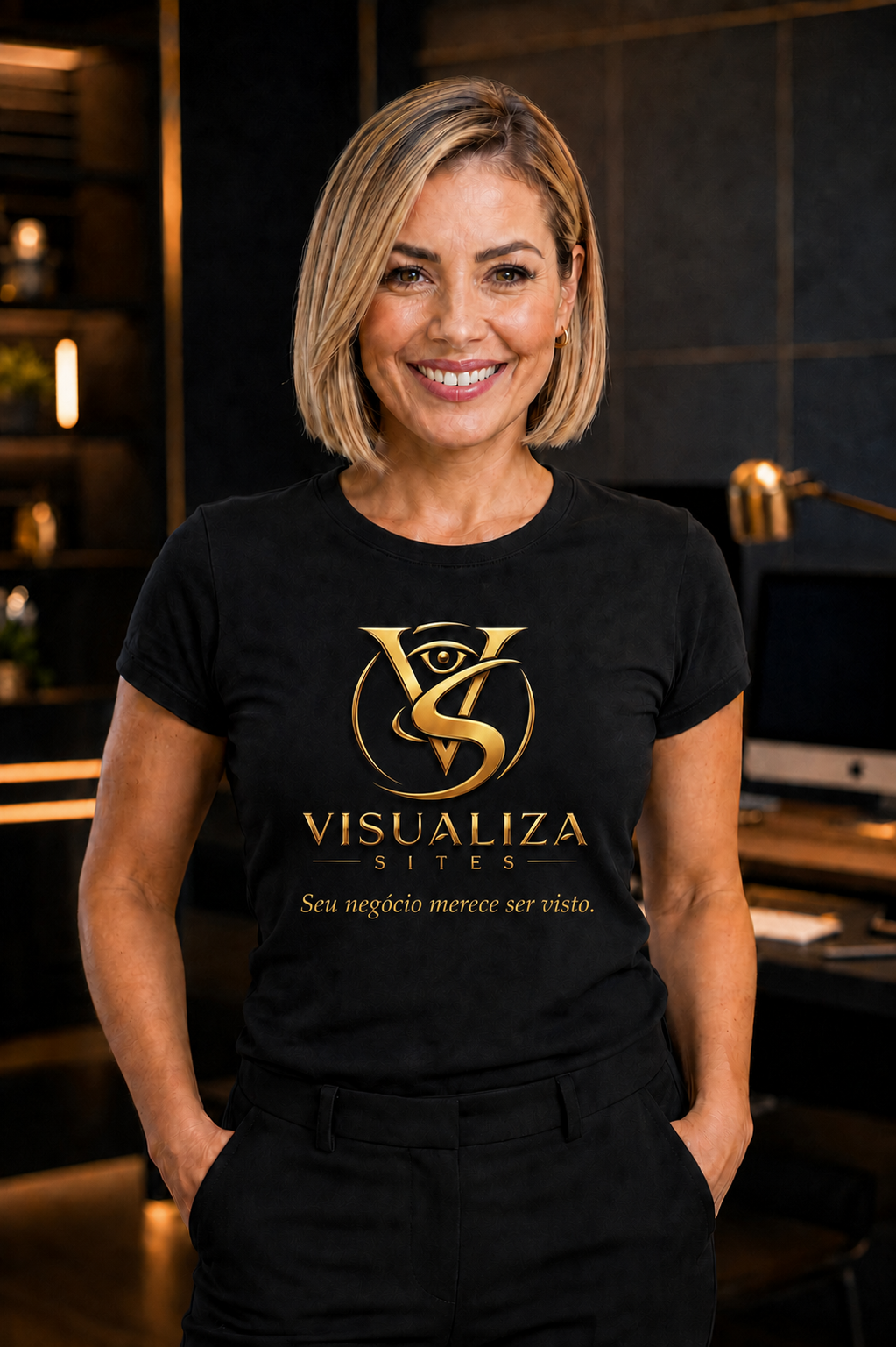 Vicky, porta-voz da Visualiza Sites